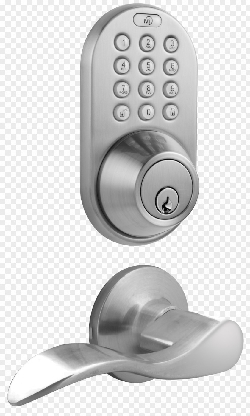 Door Dead Bolt Electronic Lock Keypad PNG