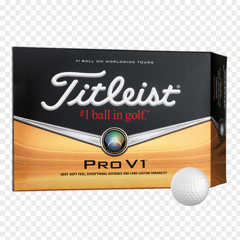 Golf Titleist DT TruSoft Balls Pro V1 PNG