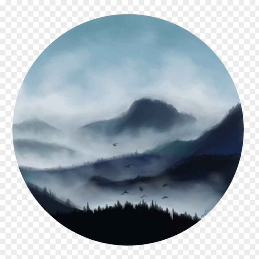 Mountain Fog Sky Plc PNG