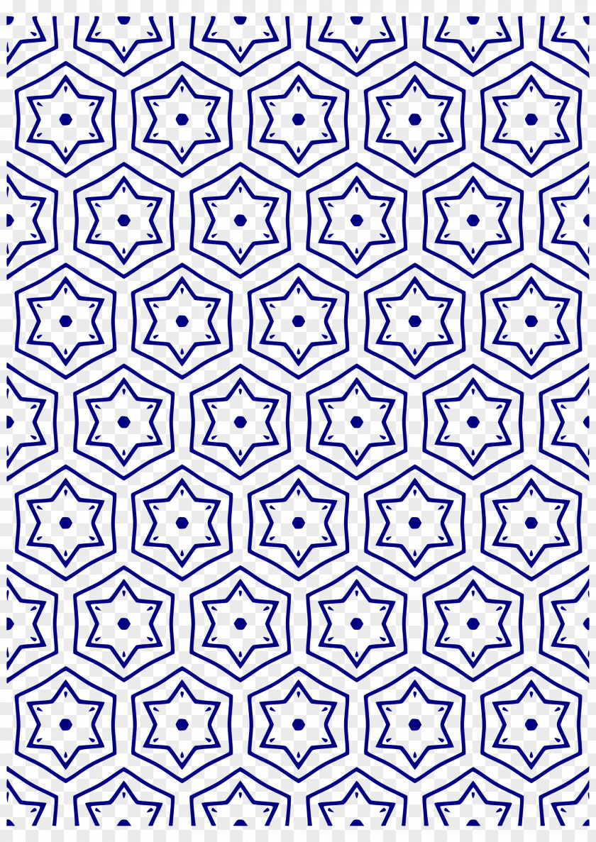 Patern Paper Cobalt Blue Circle Pattern PNG