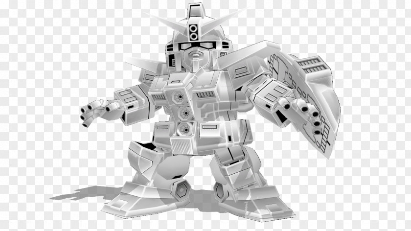 Robot Mecha White PNG