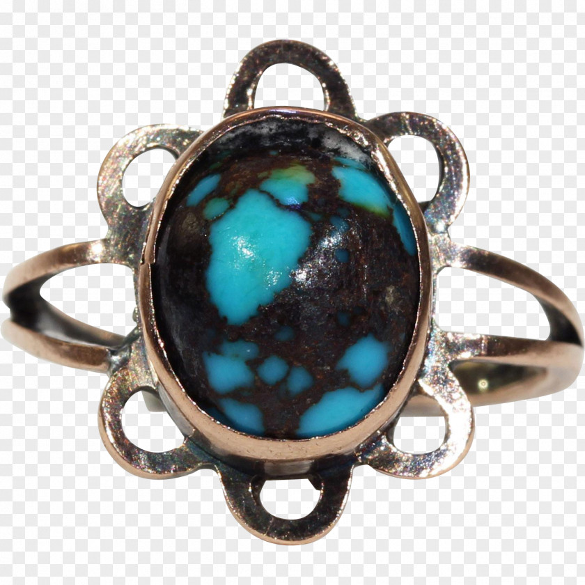 Turquoise Gold Rings Ring Jewellery Antique Handicraft PNG