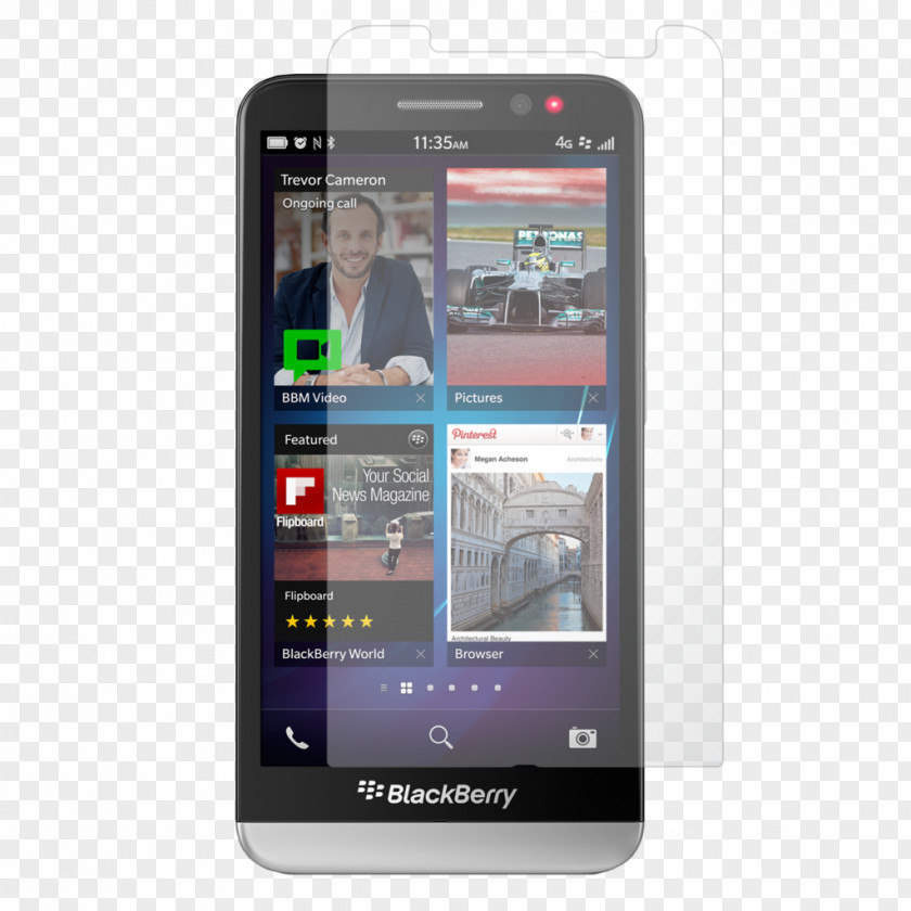 Ultra-clear BlackBerry Z10 Smartphone Telephone 4G Mobile PNG