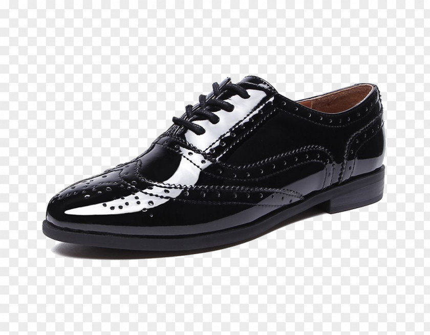 Carved Bullock Leather Shoes, Dress Shoe PNG