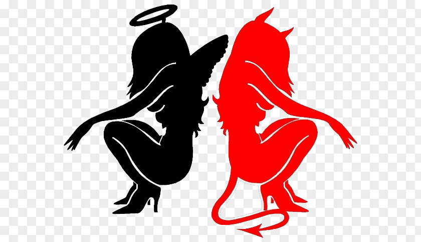 Devil Shoulder Angel Demon PNG