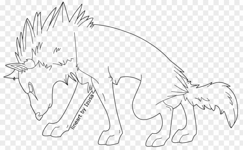 Dog Line Art Carnivora Drawing PNG