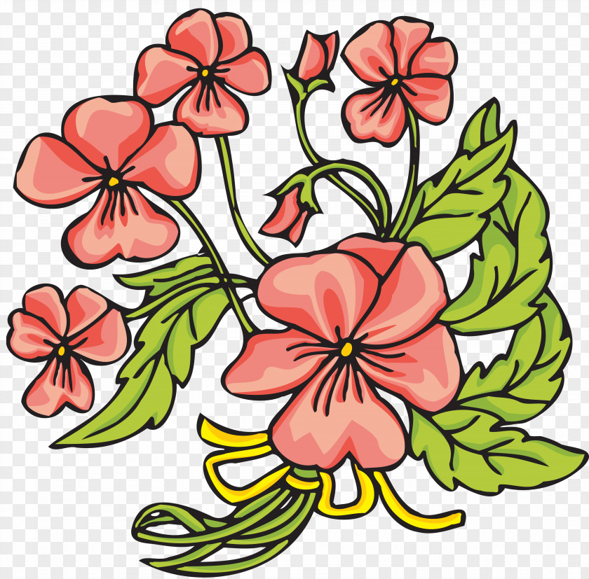 Flower Floral Design Pansy Cut Flowers Clip Art PNG