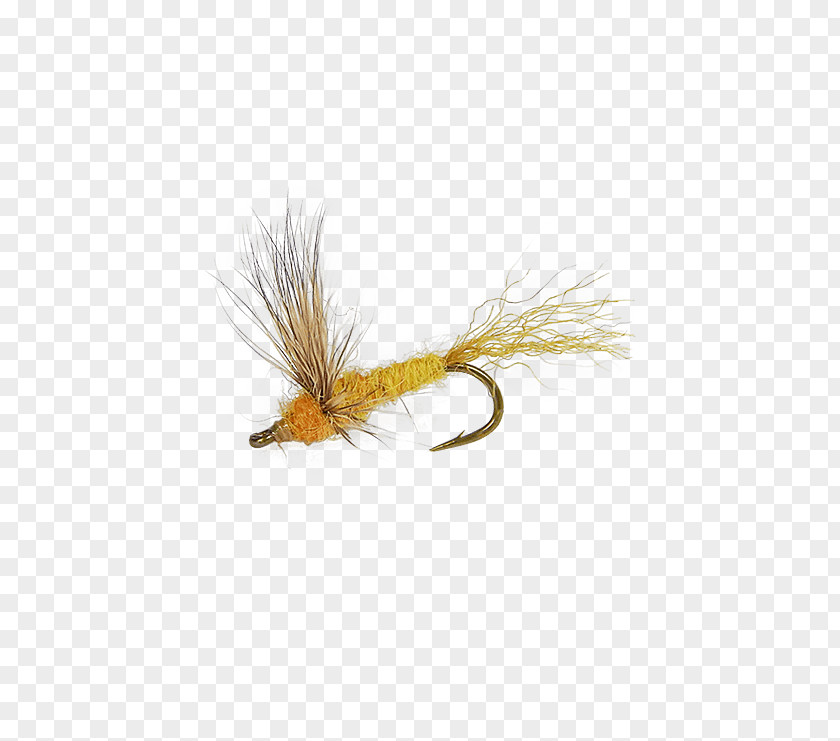 Fly Fishing Hackles Sulfur Artificial PNG