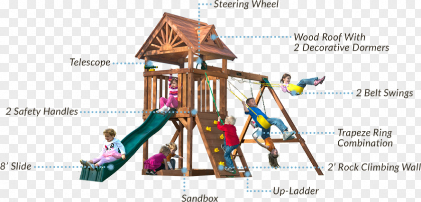 Flyer Set Swing Outdoor Playset Jungle Gym Child Playground Slide PNG