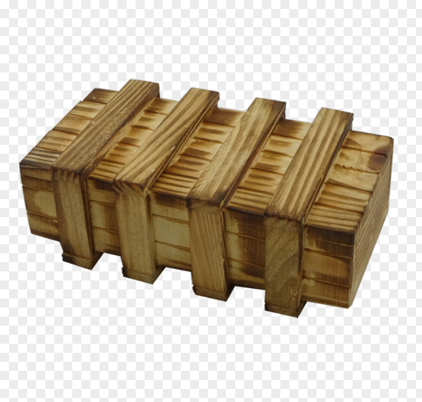 Puzzle Box Wood Toy PNG