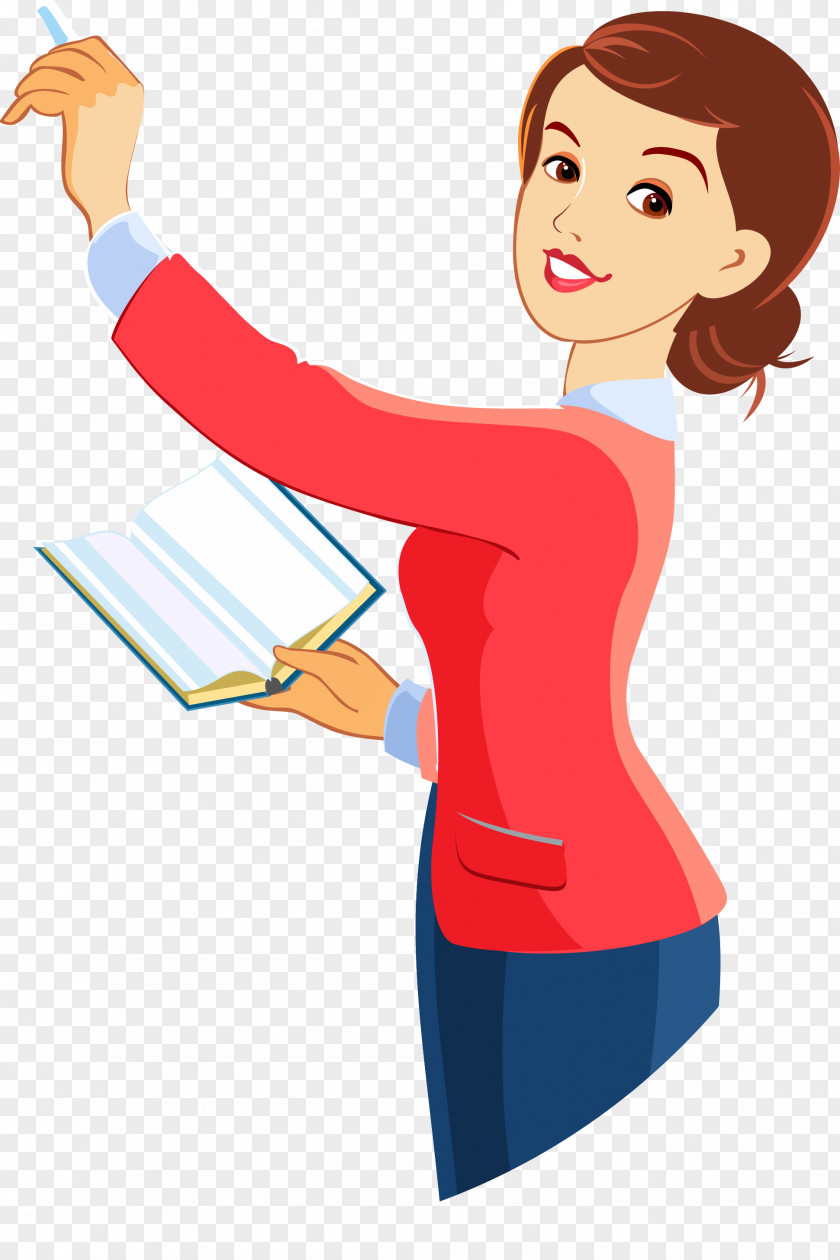 A Woman With Book Laborer Teacher Photography Illustration PNG