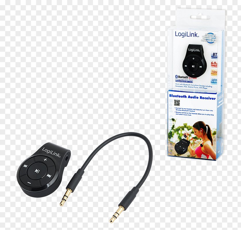 Bluetooth LogiLink Audio Receiver BT0020A A2DP AVRCP 2direct PNG