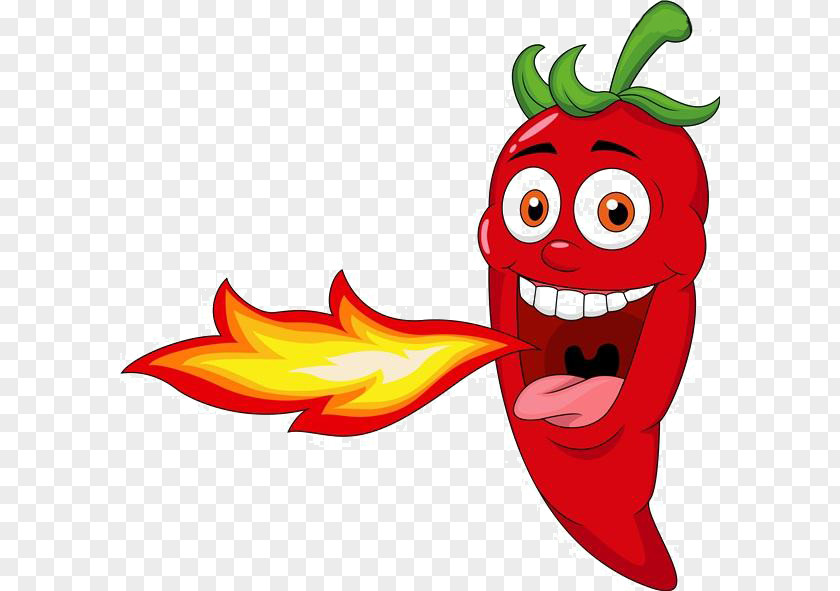 Cartoon Chili Fire Material Pepper Spice Mexican Cuisine Pungency Clip Art PNG