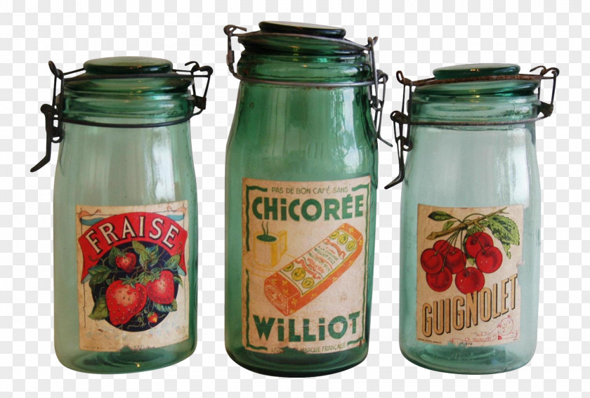 Mason Jar Glass Bottle Food Storage Containers PNG