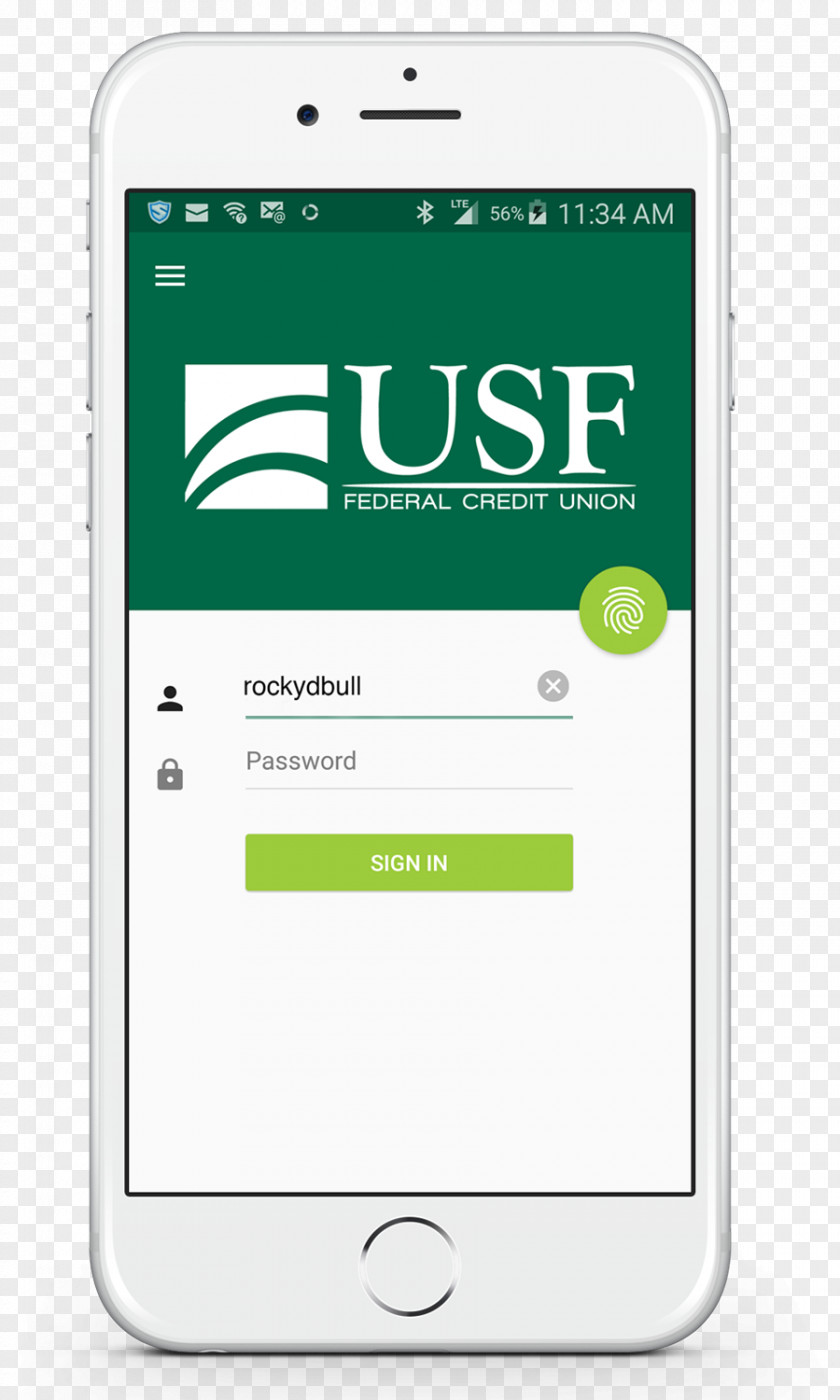Mobile Bank Feature Phone Smartphone USF Federal Credit Union Banking Air Force PNG