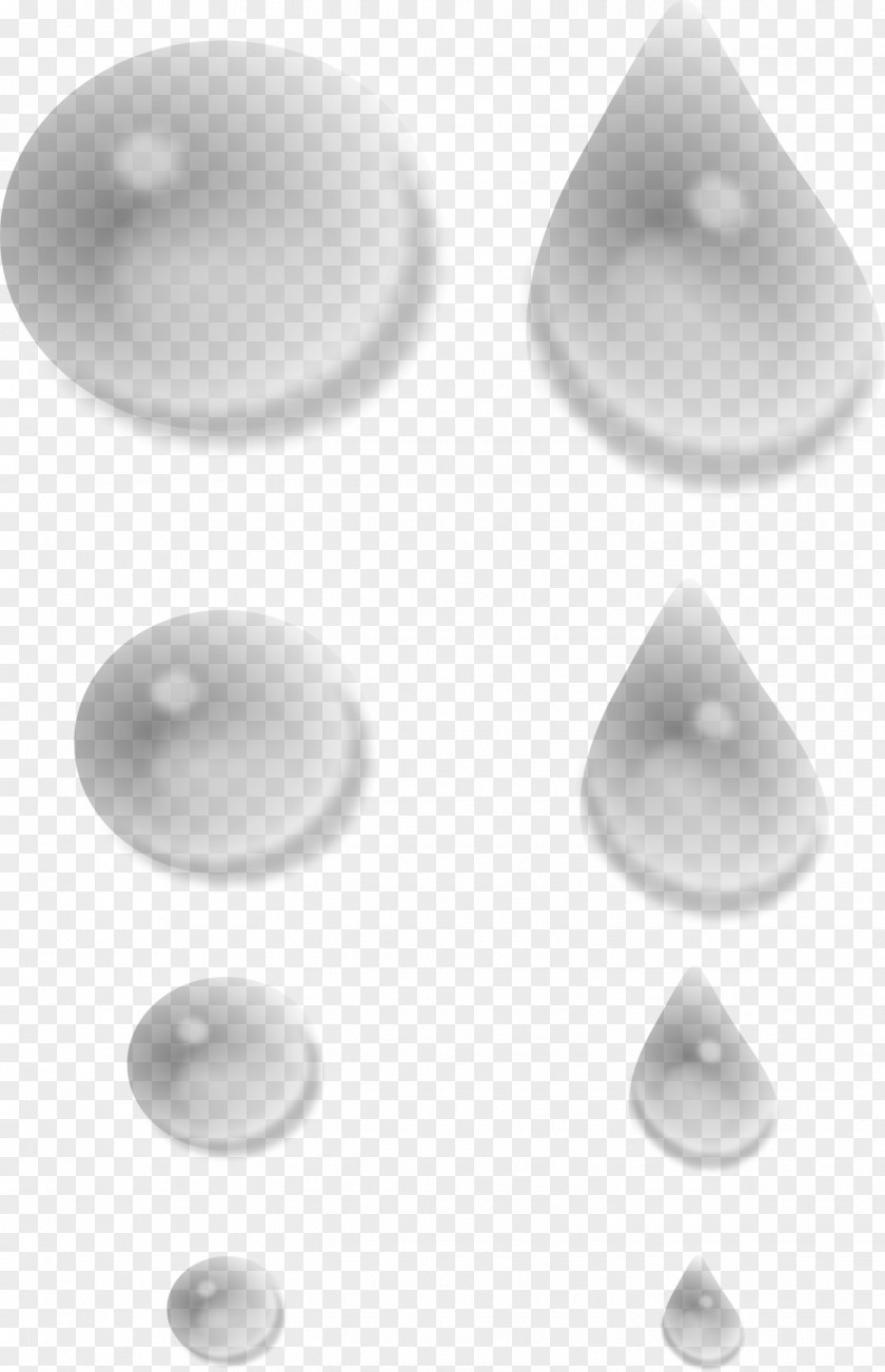 Drops Circle Black And White Angle Point Pattern PNG