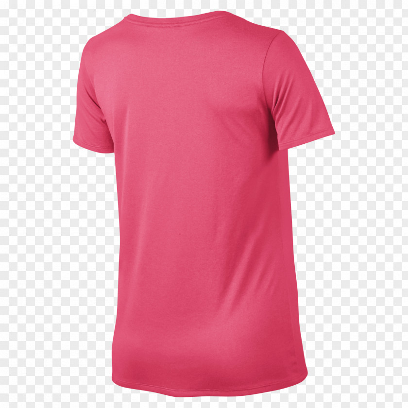 T-shirt Shoulder Sleeve Pink M PNG