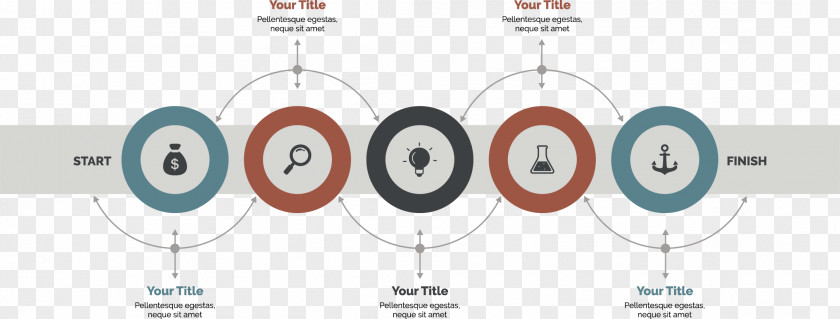 Vector Hand Drawn Circular PPT Circle Infographic Euclidean PNG