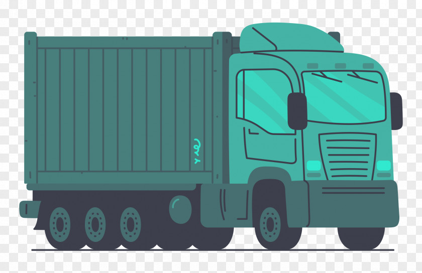 Commercial Vehicle Cargo Truck Public Utility Freight Transport PNG