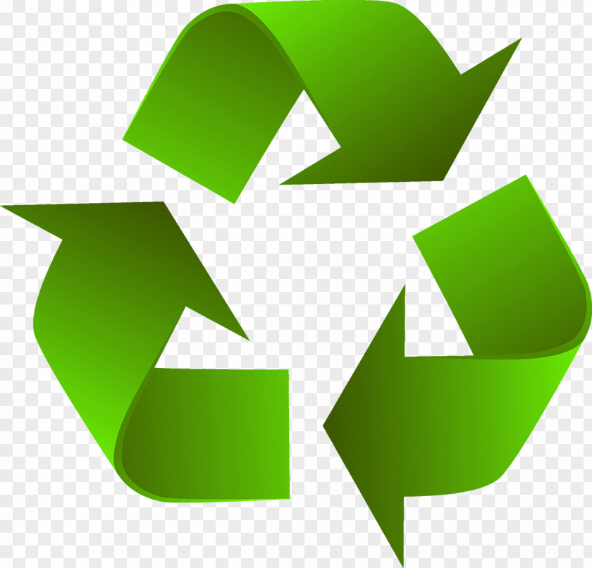 Green Recyclable Sign Paper Recycling Symbol Decal Sticker PNG