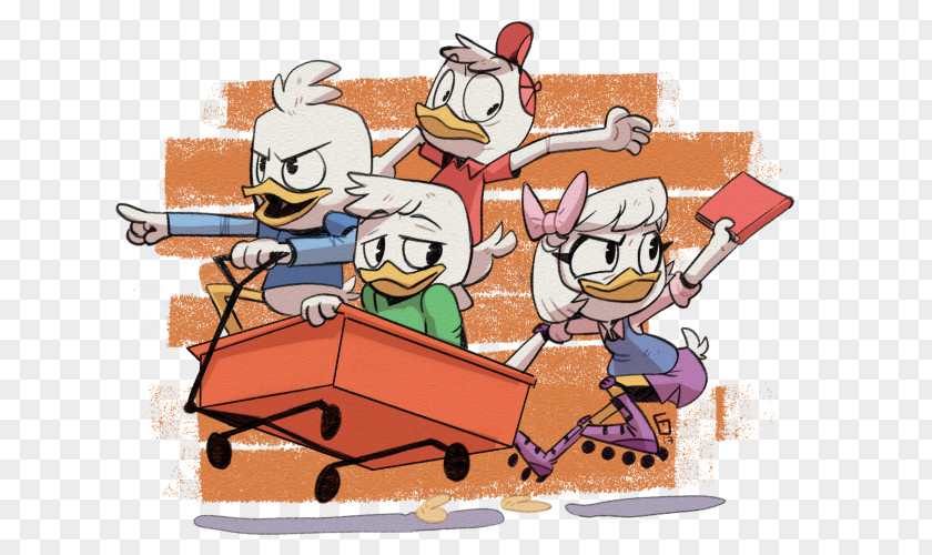 Huey Dewey And Louie Huey, Webby Vanderquack Daisy Duck Fan Art PNG