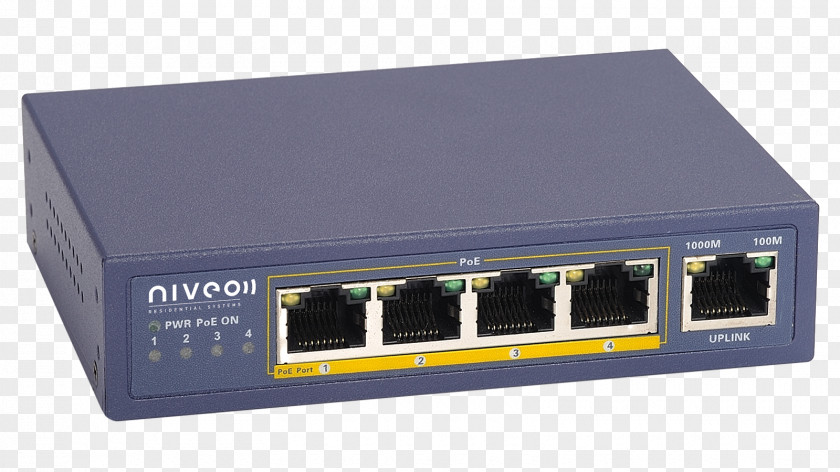 Power Over Ethernet Network Switch Port Gigabit PNG