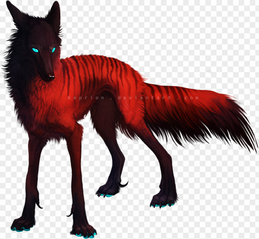 Red Wolf Gray Basior Wadera Pack Demon PNG
