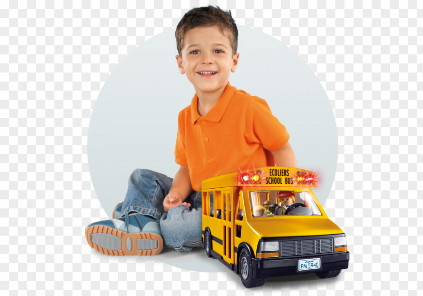 Bus School Model Car Playmobil Toy PNG
