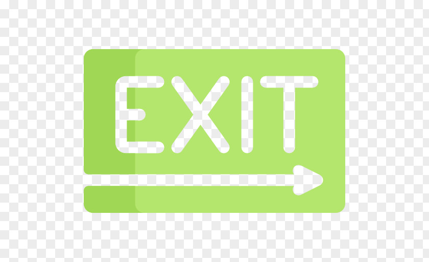 Exit Signage Logo Brand Product Design Font PNG