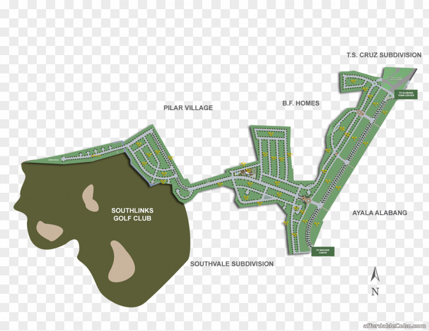 Filinvest Ayala Alabang Map PNG