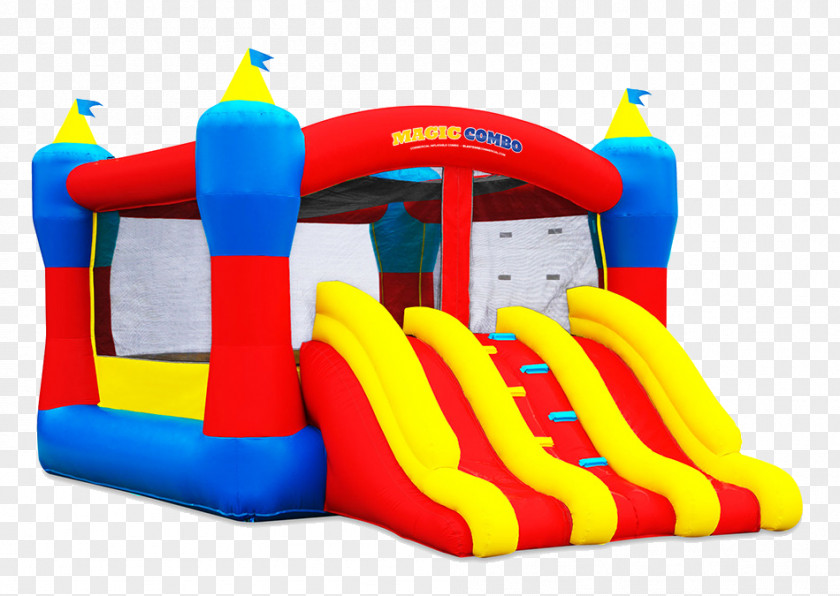 Jumping Inflatable Bouncers Castle Party Playground Slide PNG