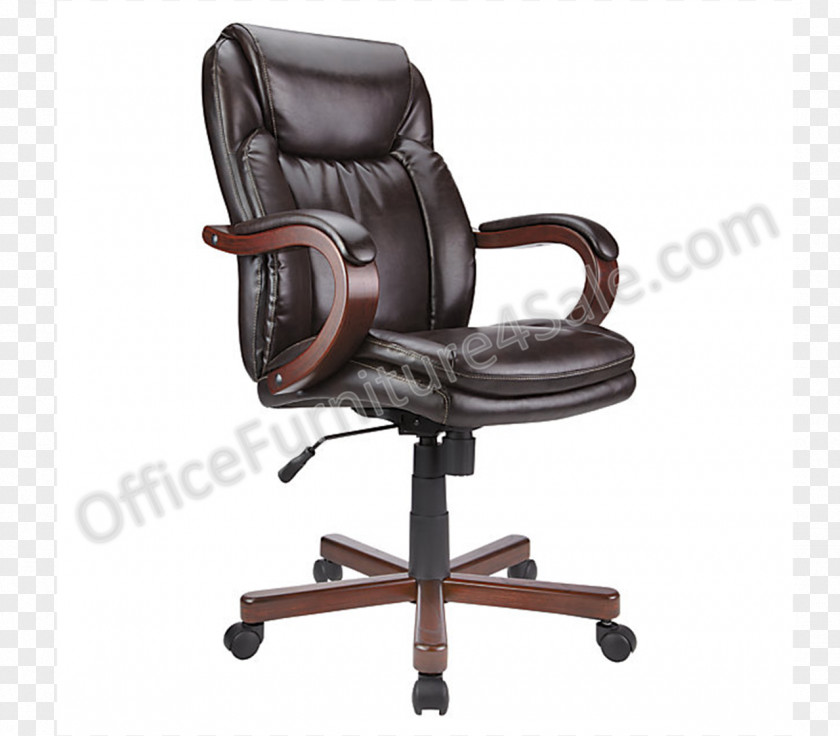 Office Desk Chairs & Swivel Chair Bicast Leather PNG