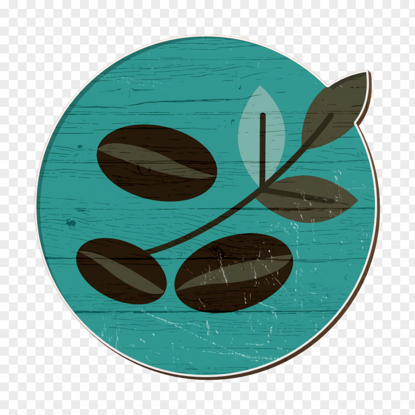 Plate Oval Bean Icon Coffee Leaf PNG