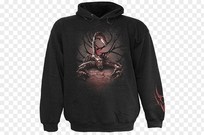 Scorpion Hoodie Long-sleeved T-shirt Clothing PNG