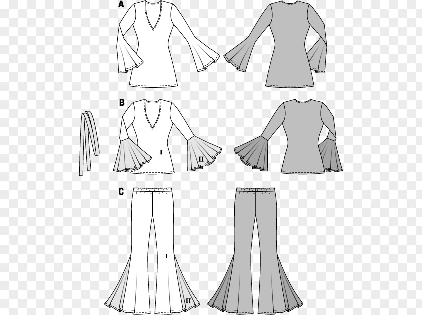 Dress 1970s Burda Style 1950s Pattern PNG