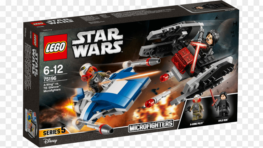 LEGO Star Wars : Microfighters Kylo Ren A-wing PNG