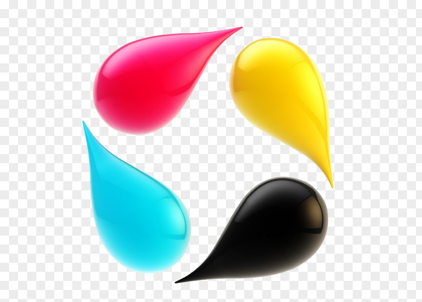 Multicolor 3D Comma Raindrop Icon Three-dimensional Space Computer File PNG