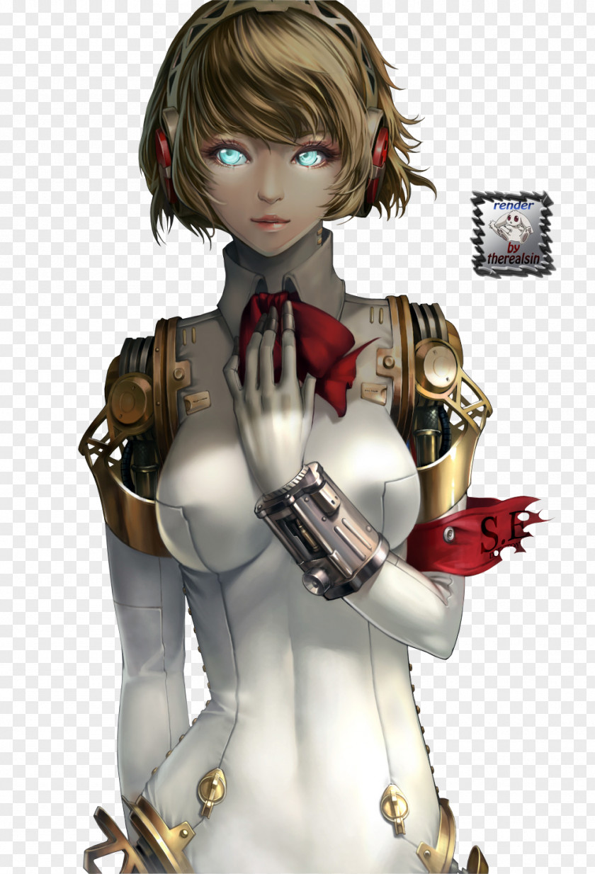 Persona 3 Rendering Aigis Cinema 4D PNG