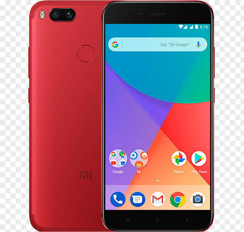 Red Xiaomi Mi A2 SmartphoneSmartphone A1 Dual MDG2 4GB/64GB 4G LTE SIM 32GB PNG