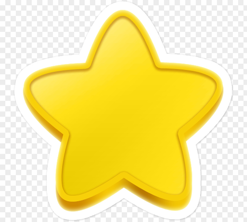 Sticker Star Yellow Symbol PNG