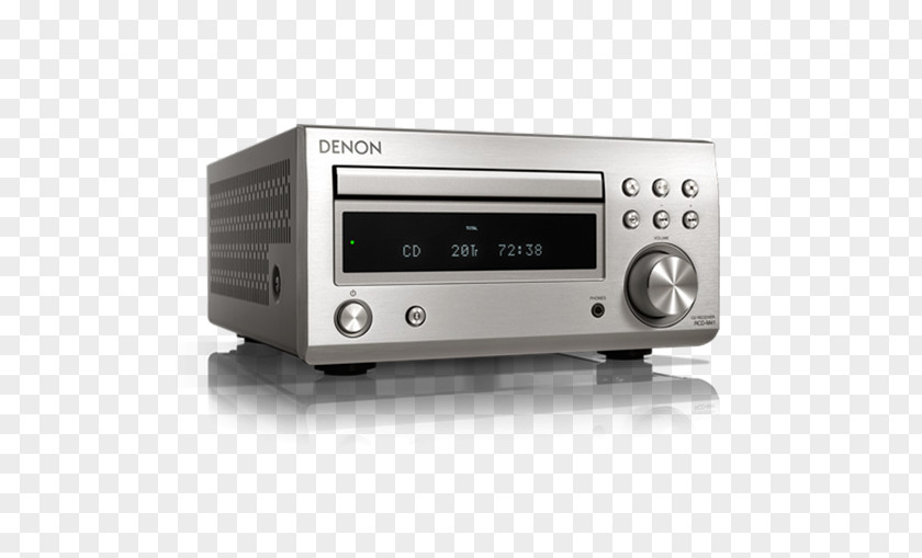 CD Player Denon RCD-M41 Bluetooth High Fidelity Audio System D-M41 DAB Bluetooth, CD, DAB+, FM, Black PNG