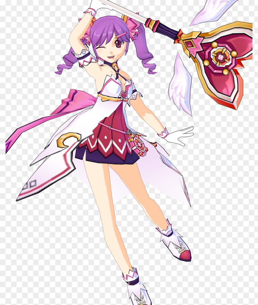 China Model Elsword Witchcraft Video Game Download PNG