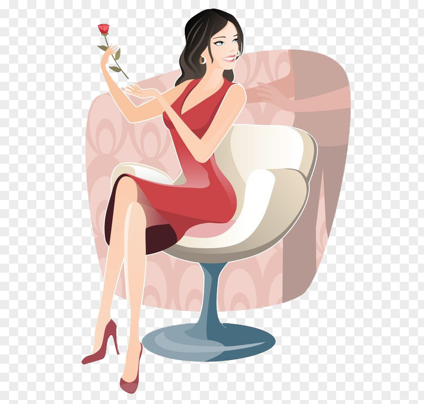 Intellectual Woman Beauty Drawing Clip Art PNG