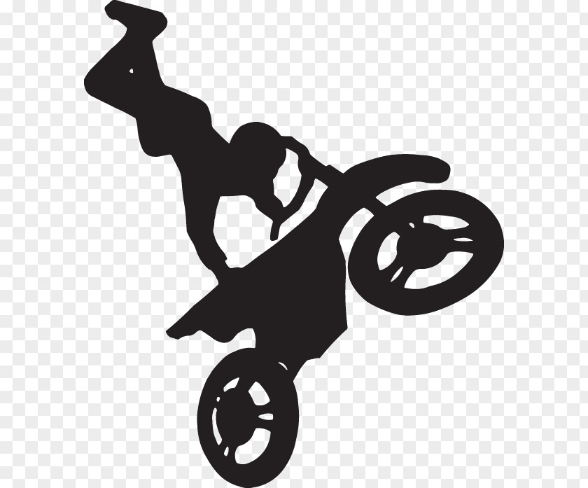 Motorcycle Stunt Riding Bicycle Motocross Sticker PNG