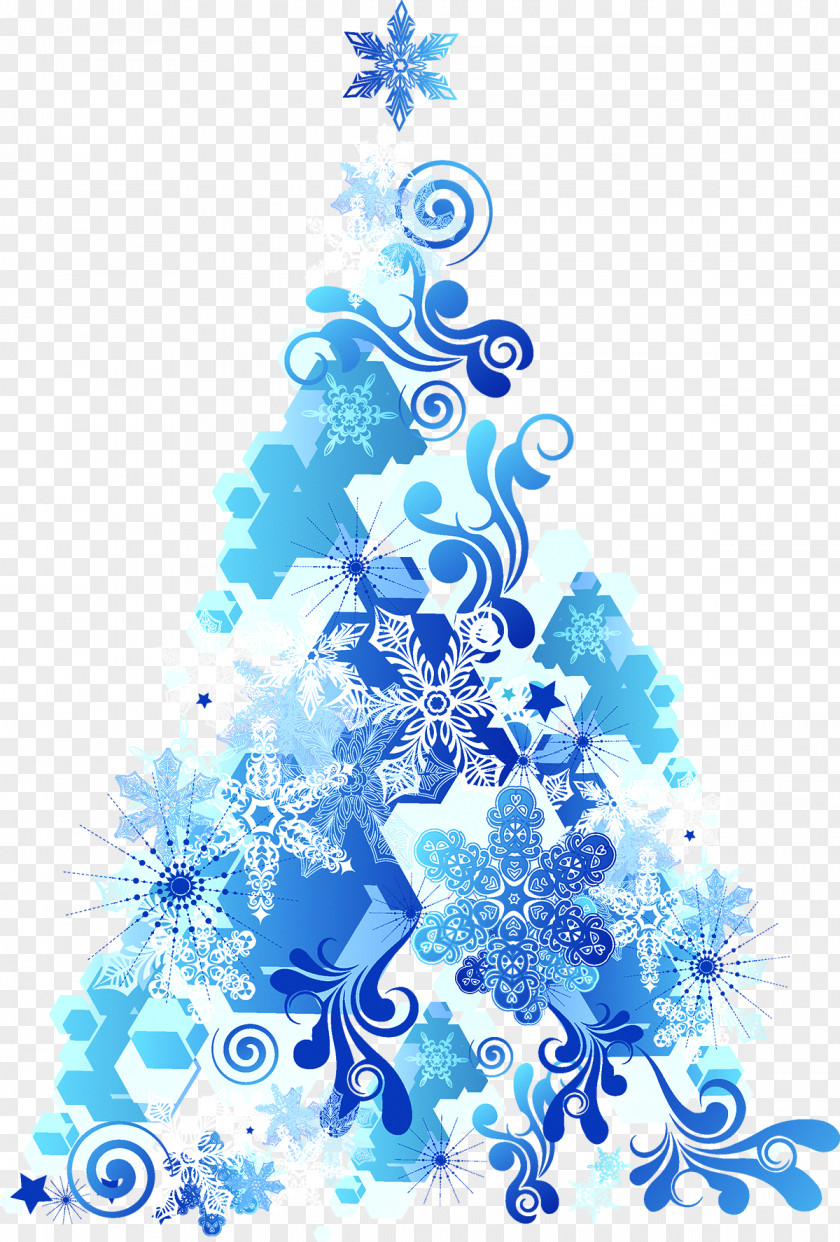 Christmas Tree Snowflake PNG
