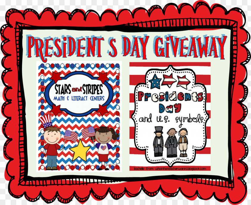 President Day Animated Cartoon Recreation Font PNG
