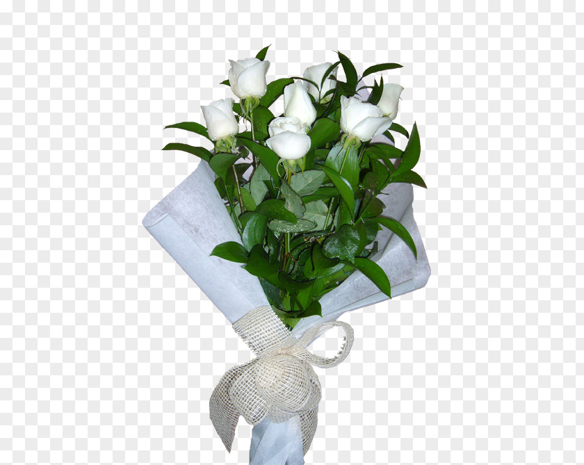 Rose White Cut Flowers Yellow Flower Bouquet PNG