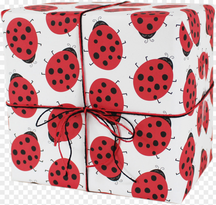Gift Paper Polka Dot Wrapping Lady Bird PNG
