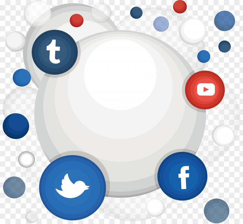 Round Social Icon Border PNG