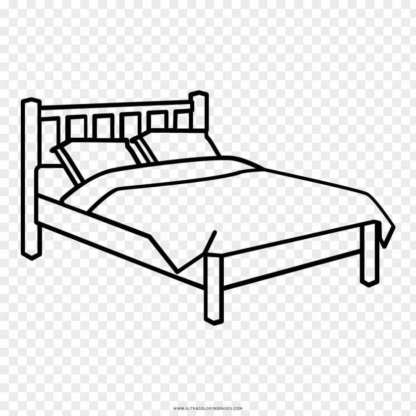 Bed Bedroom Drawing Coloring Book PNG